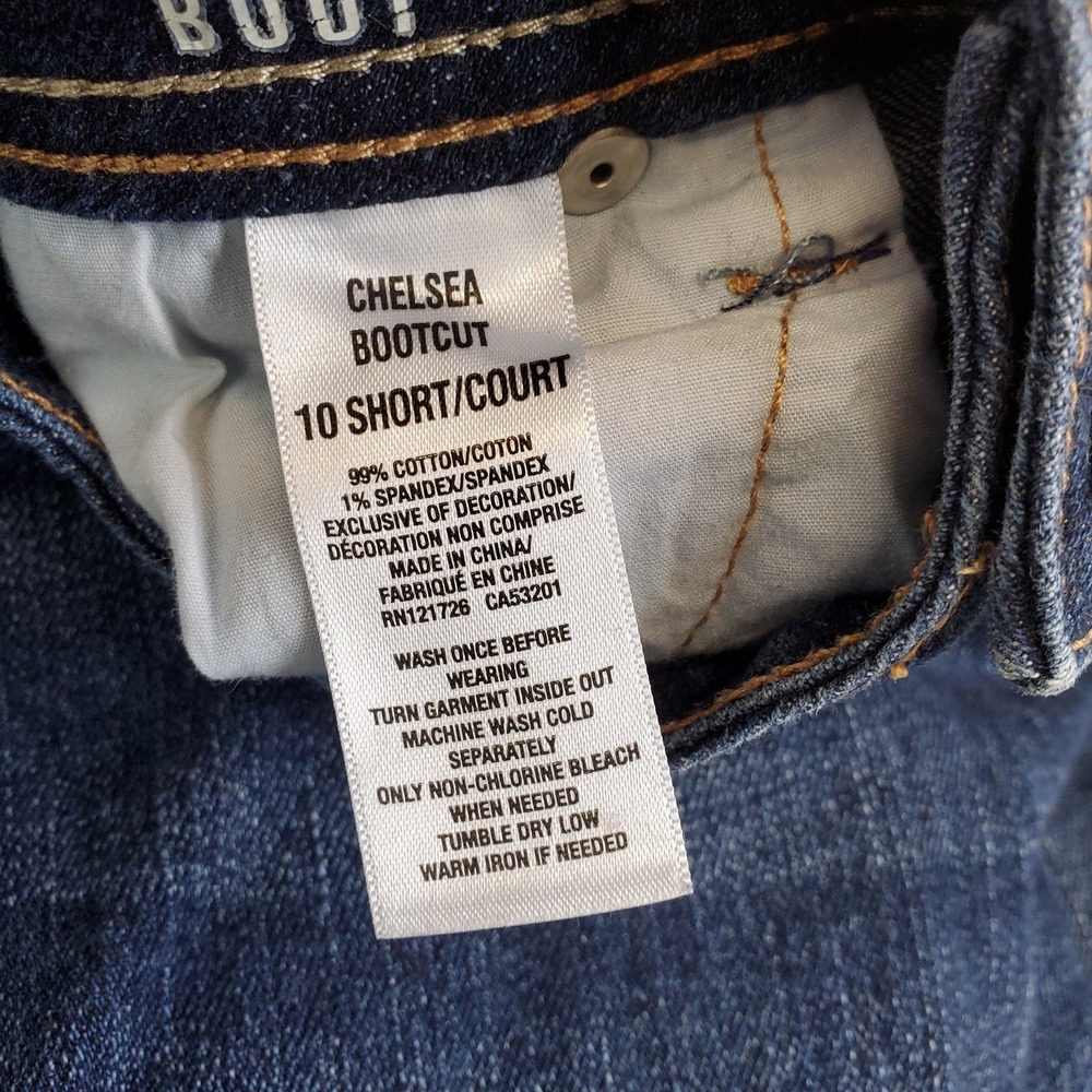 Aeropostale Chelsea Bootcut Blue Denim Jeans Women's Size 10 Short - Picture 6 of 10